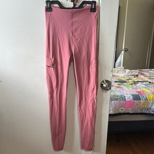 Pink High-Waisted LuLu Lemon Leggings